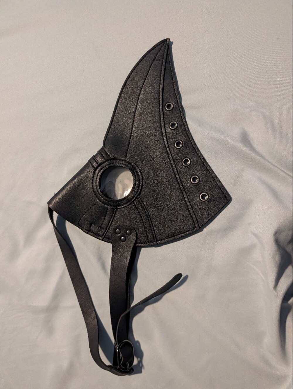 Steampunk Plague Doctor Crow/Raven Beak Mask  Leather Cosplay Prop Halloween